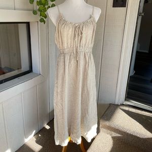 Pink blush linen dress new with tags